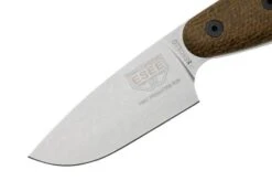 ESEE Sencillo ESEE-SENCILLO-A2, A2 Droppoint, 3D Burlap Mircarta Handle, Fixed Knife -Silk Knives Shop EE ESEE SENCILLO A2 03 esee