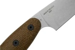 ESEE Sencillo ESEE-SENCILLO-A2, A2 Droppoint, 3D Burlap Mircarta Handle, Fixed Knife -Silk Knives Shop EE ESEE SENCILLO A2 05 esee