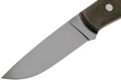 Brisa Trapper 95 Green Canvas Micarta O1 Flat 2026 Bushcraft Knife -Silk Knives Shop ENZ 2026 03 brisa enzo