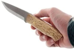 Brisa Trapper 95 - O1 Scandi- Curly Birch - 2054 -Silk Knives Shop ENZ 2054 06 enzo enz 2054 06