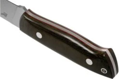 Brisa Trapper 115 Green Canvas Micarta Elmax Flat 2066 Bushcraft Knife -Silk Knives Shop ENZ 2066 04 brisa enzo