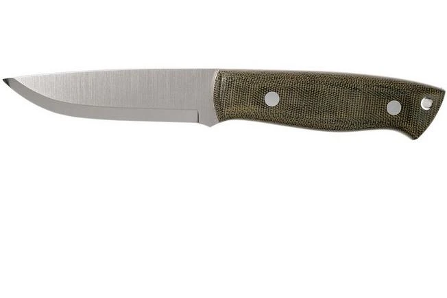 Brisa Trapper 95 - Elmax Scandi - Green Canvas Micarta - 2091 1 Brisa Trapper 95 - Elmax Scandi - Green Canvas Micarta - 2091