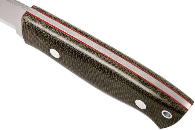 Brisa Trapper 95 - Elmax Scandi - Green Canvas Micarta - 2091 5 Brisa Trapper 95 - Elmax Scandi - Green Canvas Micarta - 2091 - Image 5