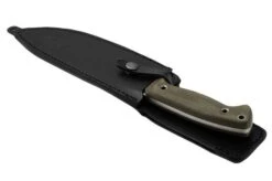 Fox Knives FX-140XL MI Green Canvas Micarta Knivesandtools Exclusive Fixed Knife, Markus Reichart Design -Silk Knives Shop FOFX 140XLMI 07 fox