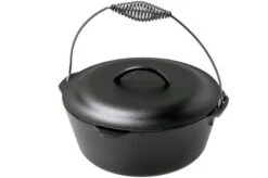 Lodge Dutch Oven With Spiral Handle L10DO3, Contents Approx. 6.6 L