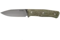 LionSteel B35 CVG Green Canvas Micarta Bushcraft Knife