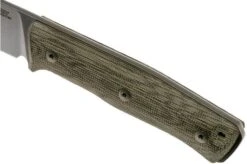 LionSteel B35 CVG Green Canvas Micarta Bushcraft Knife -Silk Knives Shop LI B35 CVG 05 lionsteel