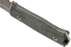 LionSteel B40 Green Canvas Micarta B40-CVG Bushcraft Knife -Silk Knives Shop LI B40 CVG 04 lionsteel