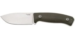 LionSteel M2M CVG Green Canvas Micarta Fixed Knife