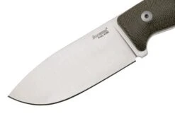 LionSteel M2M CVG Green Canvas Micarta Fixed Knife -Silk Knives Shop LI M2M CVG 03 lionsteel