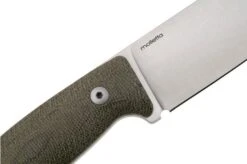 LionSteel M2M CVG Green Canvas Micarta Fixed Knife -Silk Knives Shop LI M2M CVG 05 lionsteel