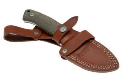 LionSteel M2M CVG Green Canvas Micarta Fixed Knife -Silk Knives Shop LI M2M CVG 06 lionsteel