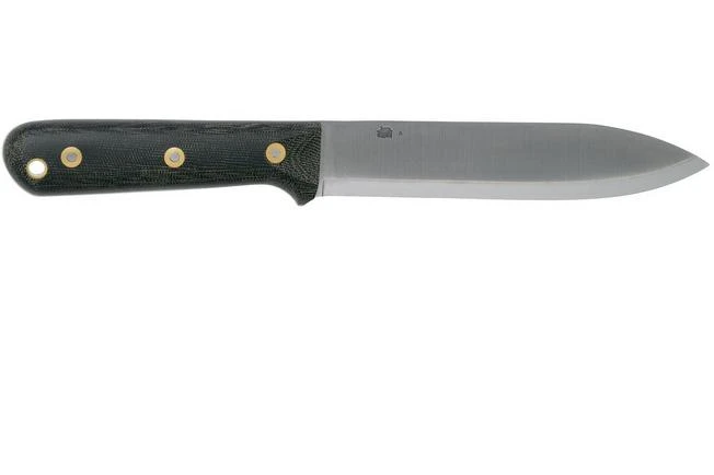 LT Wright Larry Roberts Signature Gen 6, A2, Matte Black Micarta, Leather Sheath, Bushcraft Knife 2 LT Wright Larry Roberts Signature Gen 6, A2, Matte Black Micarta, Leather Sheath, Bushcraft Knife - Image 2