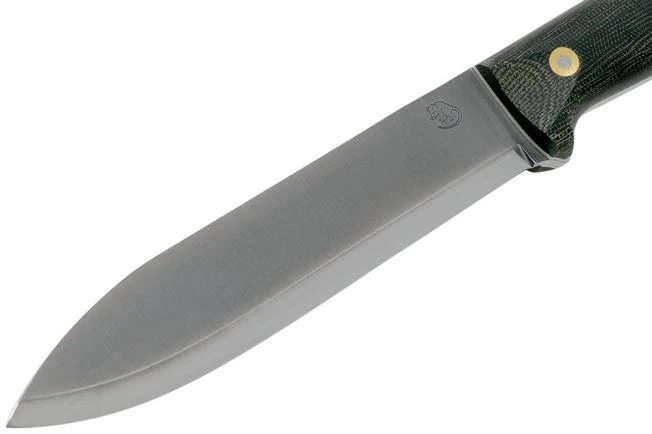 LT Wright Larry Roberts Signature Gen 6, A2, Matte Black Micarta, Leather Sheath, Bushcraft Knife 3 LT Wright Larry Roberts Signature Gen 6, A2, Matte Black Micarta, Leather Sheath, Bushcraft Knife - Image 3