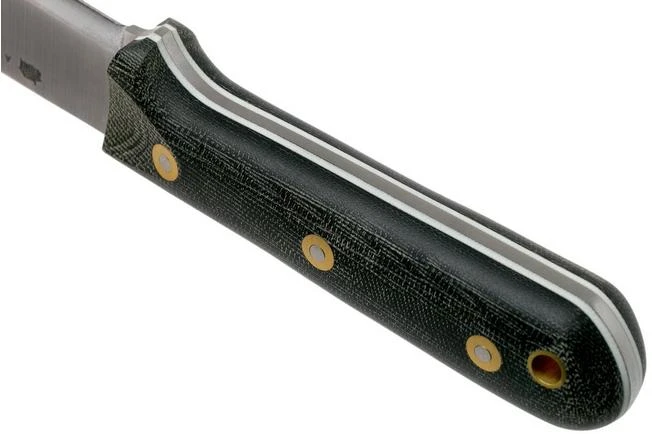 LT Wright Larry Roberts Signature Gen 6, A2, Matte Black Micarta, Leather Sheath, Bushcraft Knife 4 LT Wright Larry Roberts Signature Gen 6, A2, Matte Black Micarta, Leather Sheath, Bushcraft Knife - Image 4