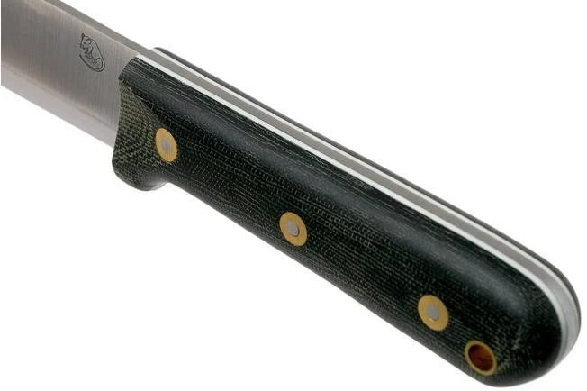 LT Wright Larry Roberts Signature Gen 6, A2, Matte Black Micarta, Leather Sheath, Bushcraft Knife 5 LT Wright Larry Roberts Signature Gen 6, A2, Matte Black Micarta, Leather Sheath, Bushcraft Knife - Image 5