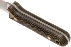 LT Wright Next Gen, A2, Matte Python Micarta, Leather Sheath, Bushcraft Knife -Silk Knives Shop LT NG PYM LS 04 lt wright