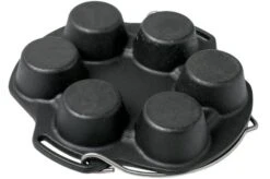 Petromax MF6 Cast-iron Muffin Tin -Silk Knives Shop PMMF6 03 petromax