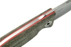 Real Steel CVX-80 OD Green Micarta 3562 Convex Bushcraft Knife, Poltergeist Design 12 Real Steel CVX-80 OD Green Micarta 3562 Convex Bushcraft Knife, Poltergeist Design -Silk Knives Shop RL3562 05 realsteel