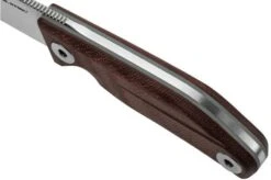 Real Steel CVX-80 Red Micarta 3564 Convex Bushcraft Knife, Poltergeist Design -Silk Knives Shop RL3564 06 realsteel