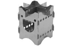 Savotta Happy Stove 140164036 Wood Burner, Stainless Steel