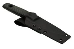 TRC Knives Classic Freedom M390 Apo Finish Black Canvas Micarta, Bushcraft Knife -Silk Knives Shop TI CF BM 34APO 06 trc