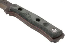 TOPS Knives B.O.B. Fieldcraft 154CM Grey/Black Micarta BROS-154-BLM -Silk Knives Shop TK BROS 154 BLM 04 tops knives tk bros 154 blm 04