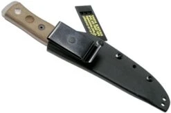 TOPS Knives B.O.B. Fieldcraft 154CM Green Canvas Micarta BROS-154-GCM Bushcraft Knife -Silk Knives Shop TK BROS 154 GCM 08 tops knives