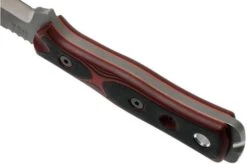 TOPS Knives B.O.B. Fieldcraft 154CM Red/Black G10 BROS-154-RB Bushcraft Knife -Silk Knives Shop TK BROS 154 RB 04 tops knives