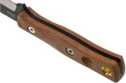 TOPS Knives TOPS Fieldcraft 3.5 Mini BROS 90 Degree Spine, Firesteel, Brown Micarta MBROS-01-SF Bushcraft Knife -Silk Knives Shop TK MBROS 01 SF 04 tops knives