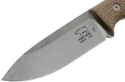 White River Knives Ursus 45 Natural Burlap Micarta Bushcraft Knife -Silk Knives Shop WRUR45 BNA 03 white river knives