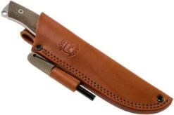 White River Knives Ursus 45 Natural Burlap Micarta Bushcraft Knife -Silk Knives Shop WRUR45 BNA 06 white river knives